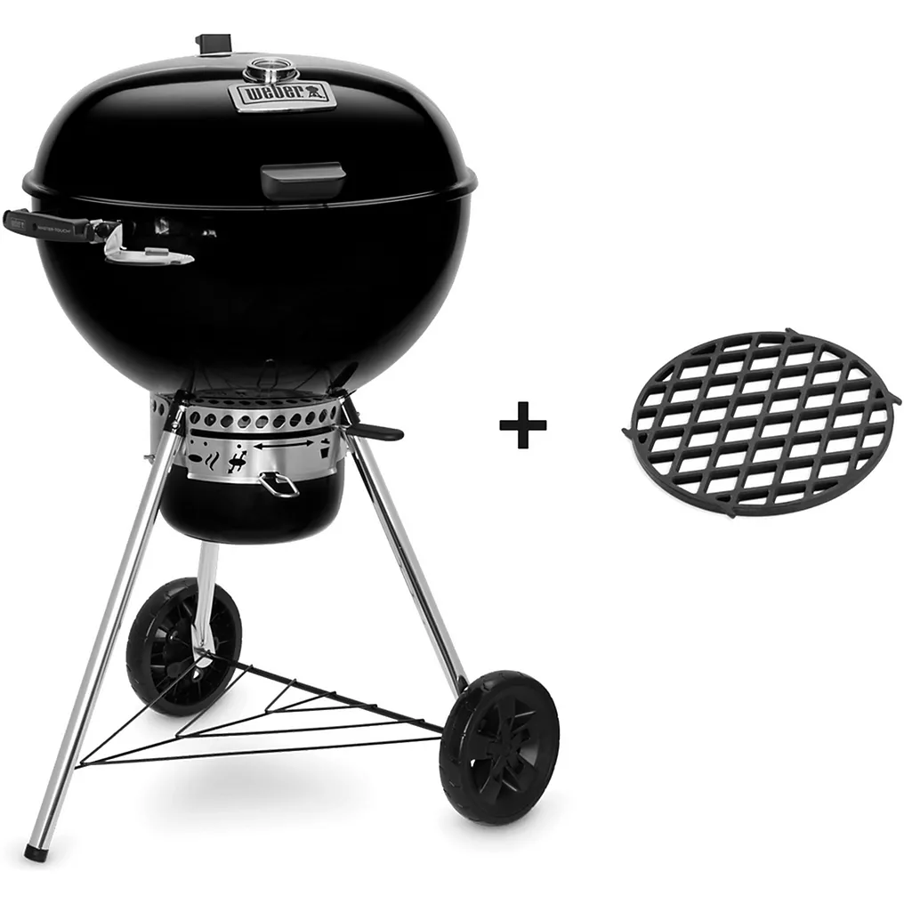 0077924085451_h_f_l_0.webp Barbecue charbon WEBER master-touch GBS premium E-5775 black sur pied 57 cm