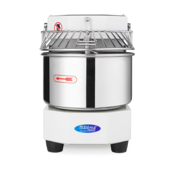 Maxima Pétrin à spirale / pétrin à pâte 8L 4,5 kg de pâte blanc