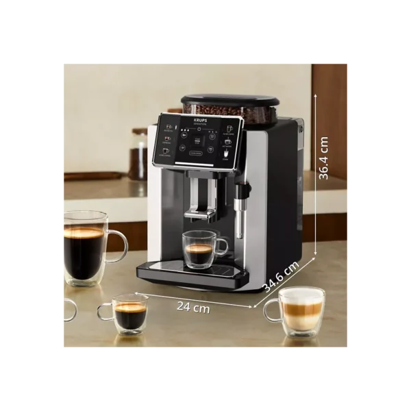 Expresso Broyeur KRUPS EA910E10 sensation silver