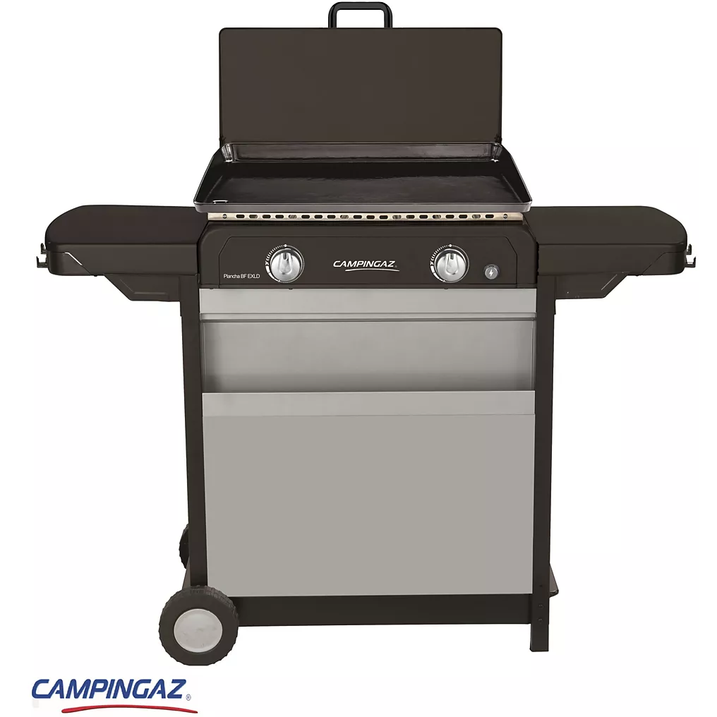 3138522114398_h_f_l_0.webp Plancha gaz CAMPINGAZ BLUE FLAME EXLD 2 brûleurs sur chariot, 60×40 cm