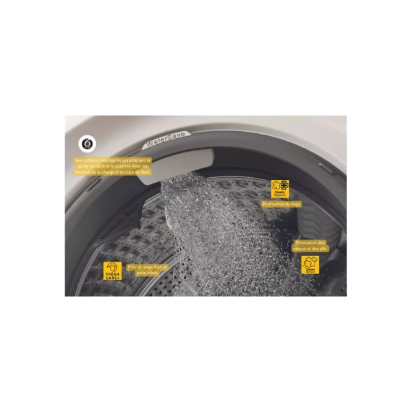 Lave linge hublot WHIRLPOOL W8X89ADSILENCEFR