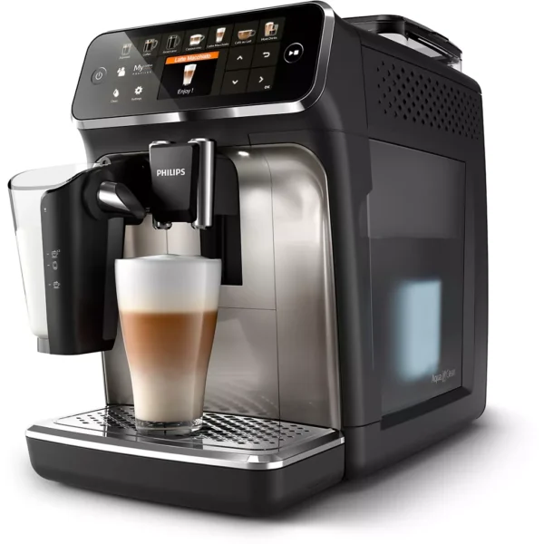 Expresso Broyeur PHILIPS LatteGo EP5447/90 Chrome