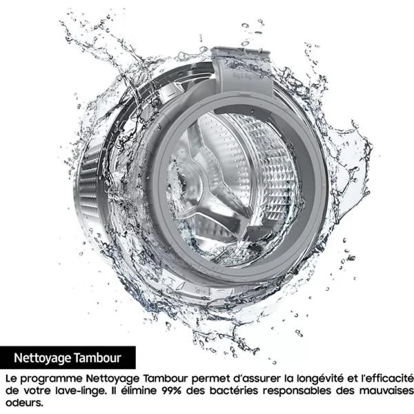 Lave linge hublot SAMSUNG WW80CGC04DAB Bespoke AI