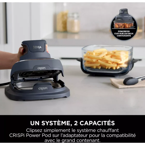 Friteuse sans huile NINJA CRISPi 4-in-1 Gris Cyber Space FN101EUGY