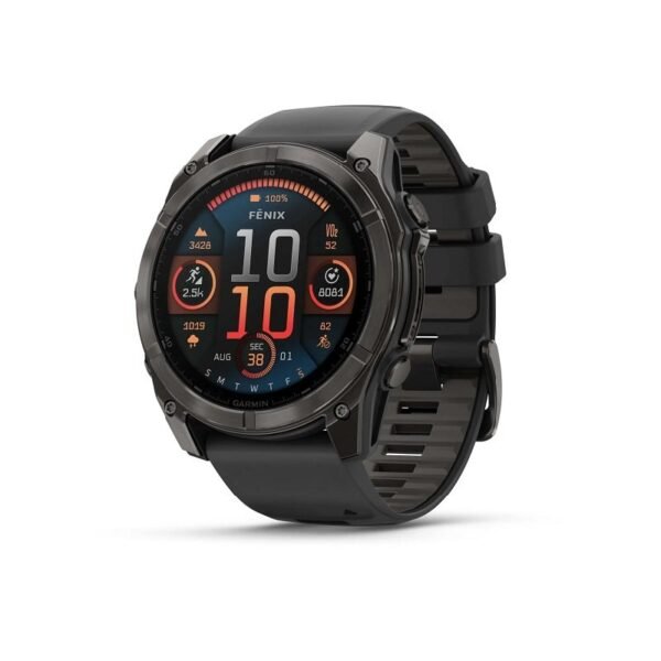 Montre sport Garmin Fenix 8 AMOLED Sapphire Titane 43mm