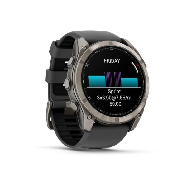 Montre Garmin Fenix 8 Pro AMOLED Sapphire Titane 47 mm