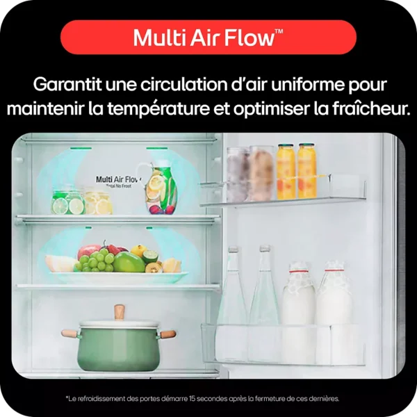 Réfrigérateur combiné LG GBV3110EPY