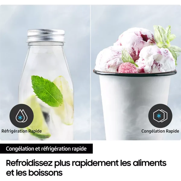 Réfrigérateur combiné SAMSUNG RB34C600DSA