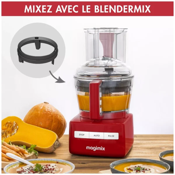 Robot multifonction MAGIMIX CS 5200 XL Premium Rouge